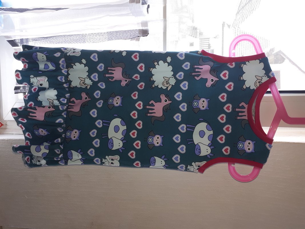 Jersey Kinderkleid - Schnittmuster &amp; Nähanleitung