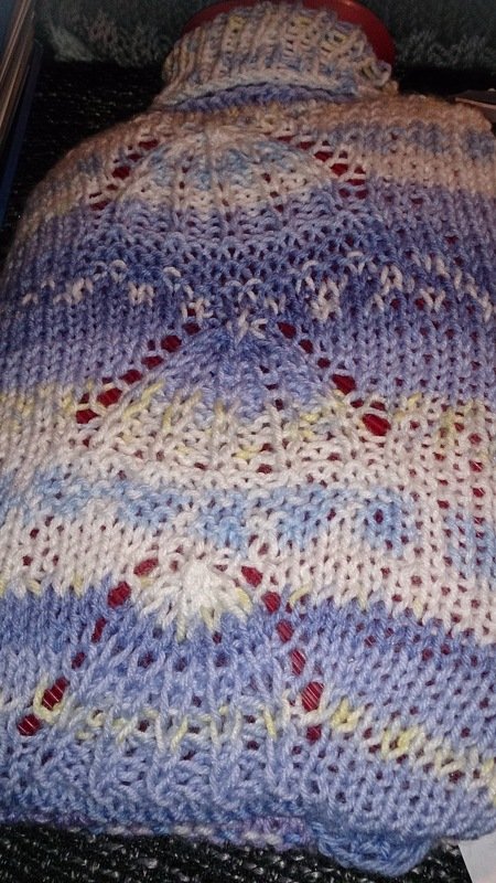 Hot Water Bottle Cover „Molly“, onesize, knitting pattern