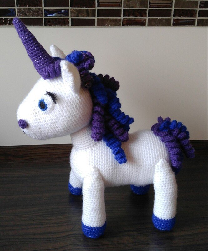 Häkelanleitung Einhorn