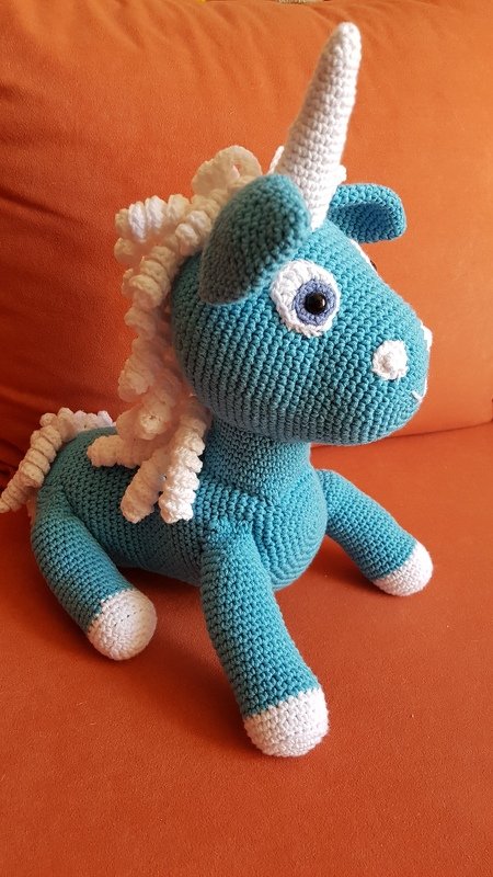 Häkelanleitung Einhorn