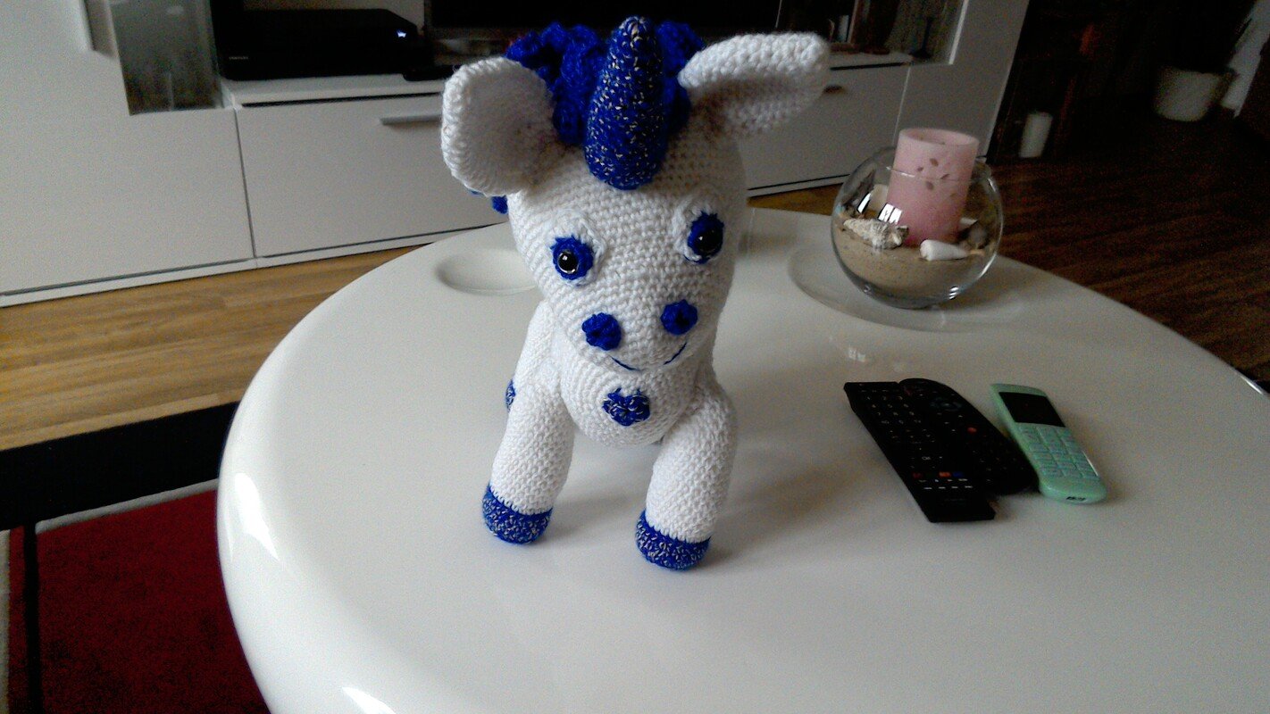 Häkelanleitung Einhorn