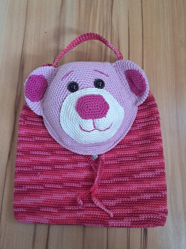 Häkelanleitung Teddy Rucksack