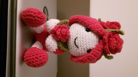 Crochet Pattern Flower Child Ruby Rose