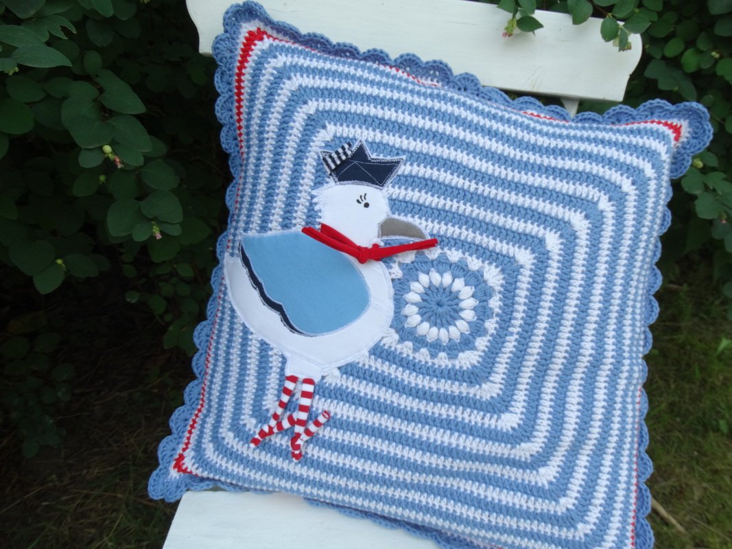 Appliziervorlage FRECHE MÖWE // E-Book mit Nähschule // applizieren leichtgemacht // Applikation für Jungs und Mädchen // DIY // handmade