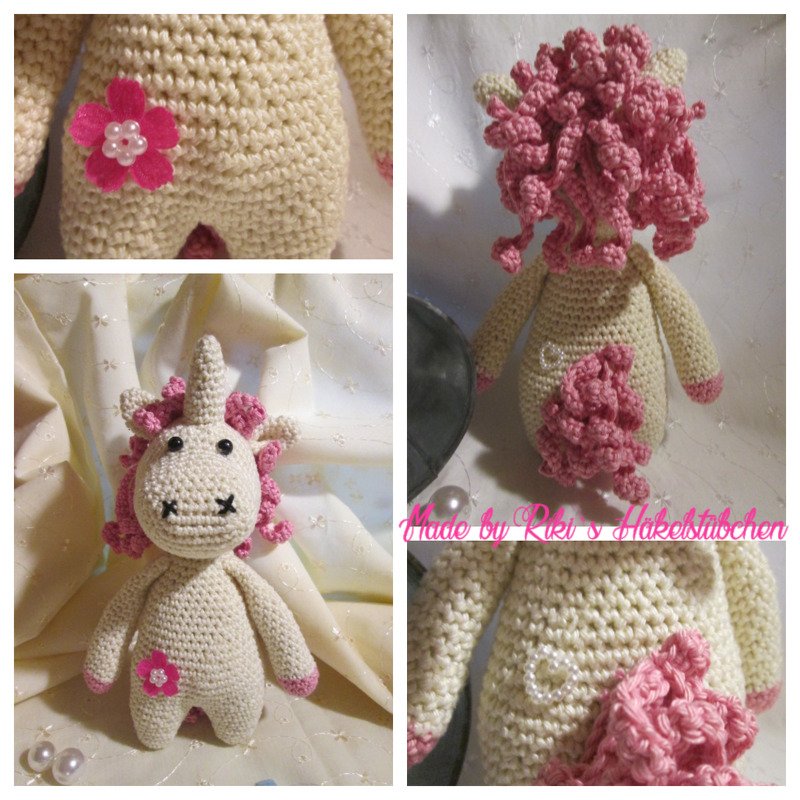 Häkelanleitung Einhorn Mina Stummelchen