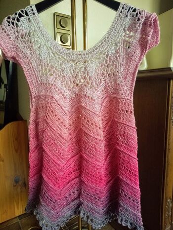 Gute Anleitung, habe nach dem Armausschnitt noch die eine oder andere kleine Änderung eingefügt.