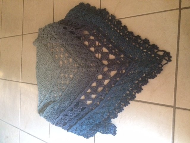 Häkelanleitung Dreieckstuch Romantinia