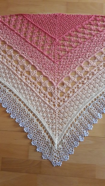 Wunderschönes Tuch, super Anleitung, danke