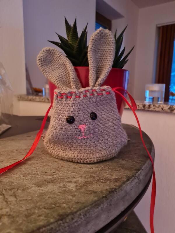 Crochet Pattern - Cute Bunny Bag - Easter - No.160E