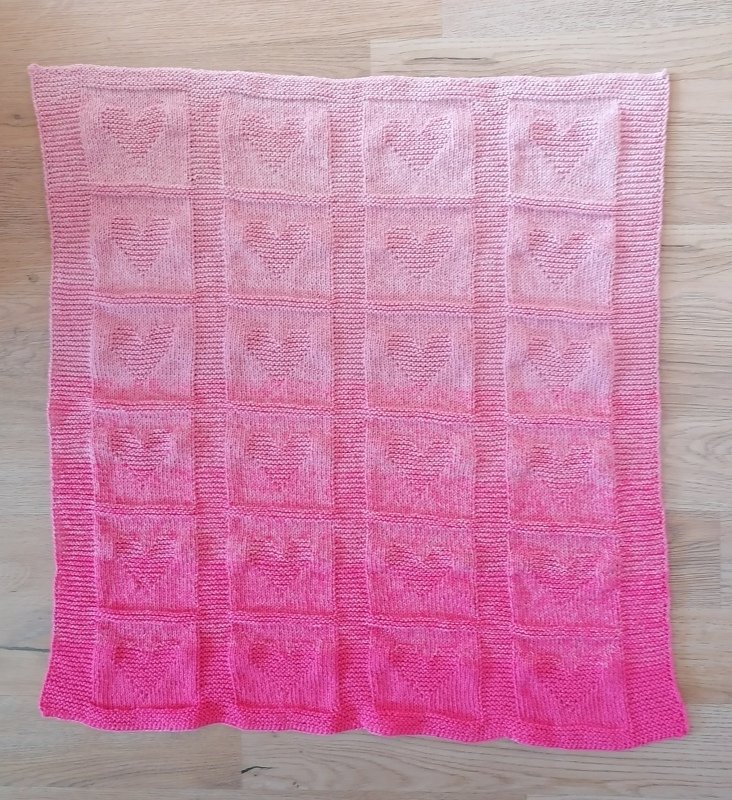 Strickanleitung Babydecke