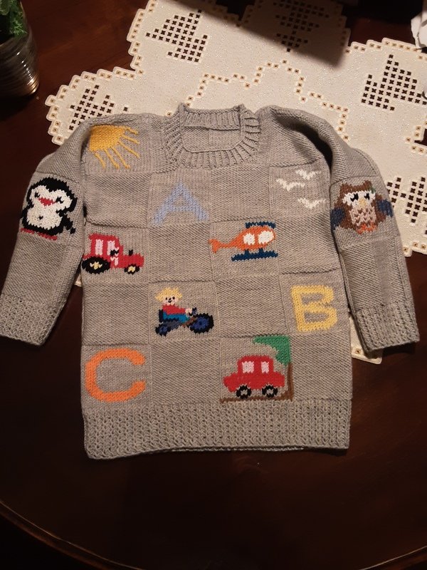 Strickanleitung Kinderpullover "Ideal" 757034