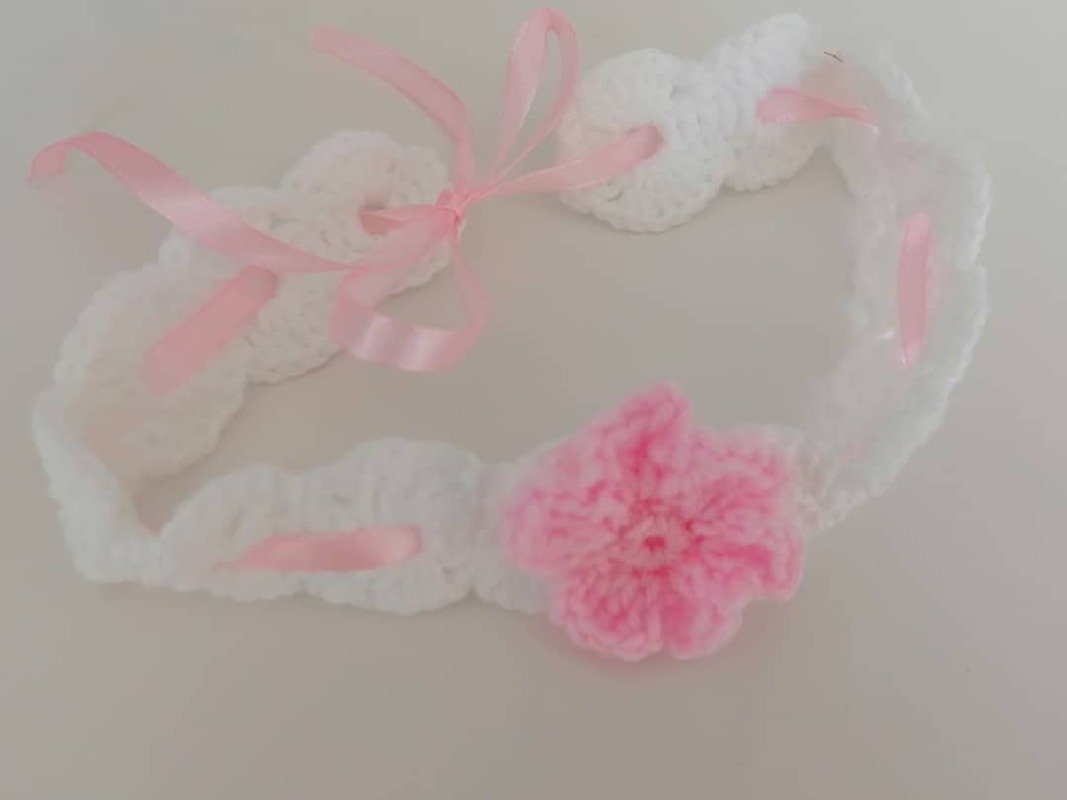 Häkelanleitung Baby-Haarband / E-Book PDF