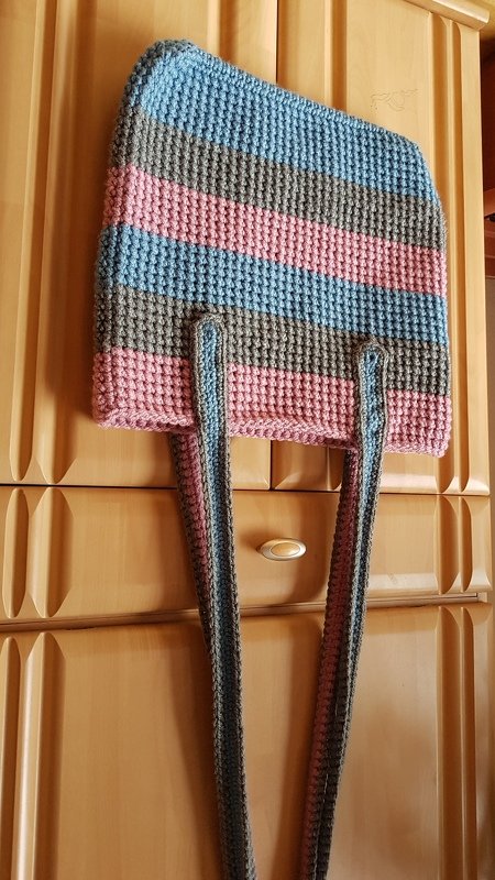 Tasche häkeln, Umhängetasche in Naturfarben Häkelanleitung