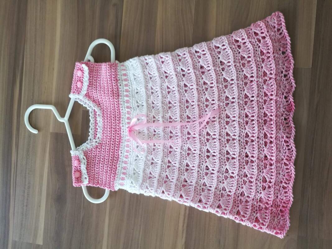 Häkelanleitung Mädchenkleid