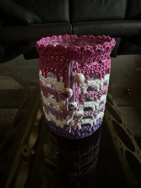 Häkelanleitung für Windlichter LICHTERSCHEIN