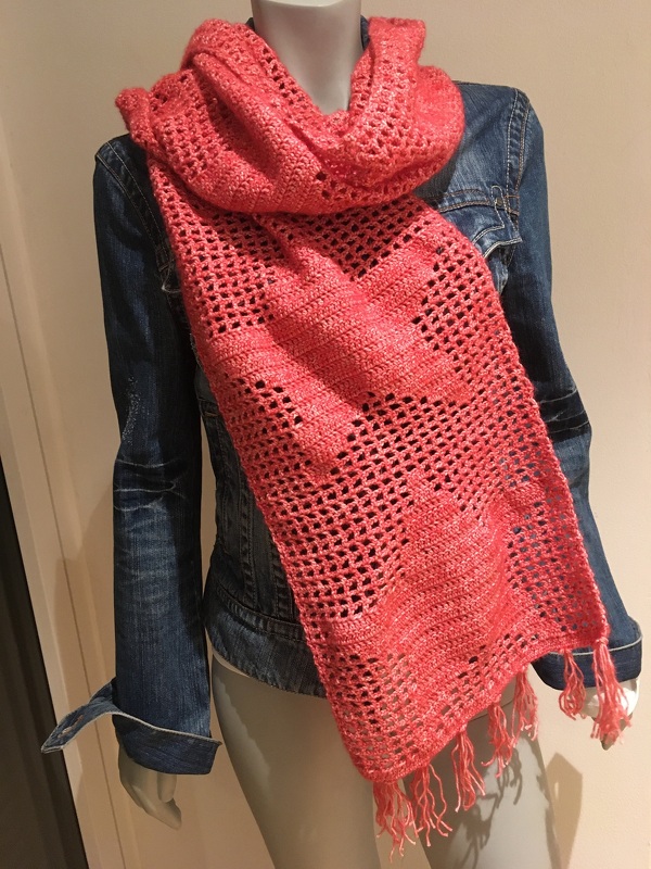 Häkelanleitung Schal "Sternenhimmel"