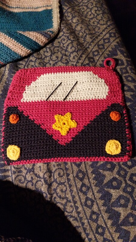 Häkelanleitung " Fahrzeug Topflappen "