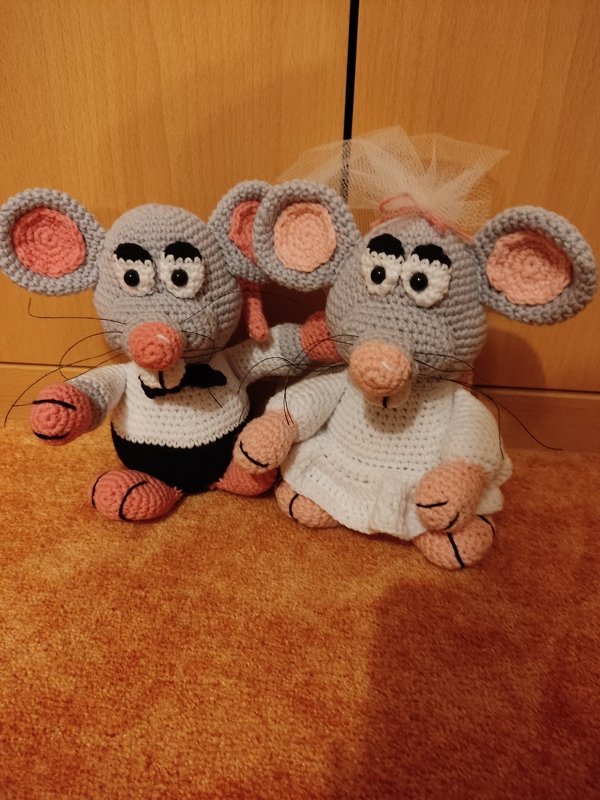 Wollmäuse - Häkelanleitung von Diana´s kleiner Häkelshop