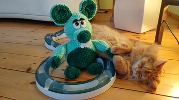 Katz und Maus können auch gut miteinander.
Vielen Dank für die Anleitung.