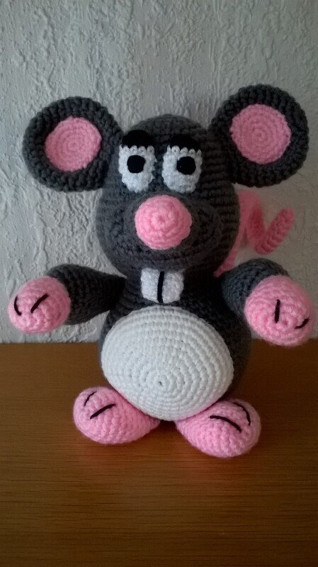 Wollmäuse - Häkelanleitung von Diana´s kleiner Häkelshop