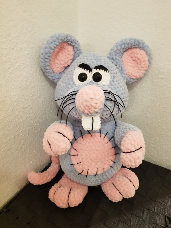 Wollmäuse - Häkelanleitung von Diana´s kleiner Häkelshop