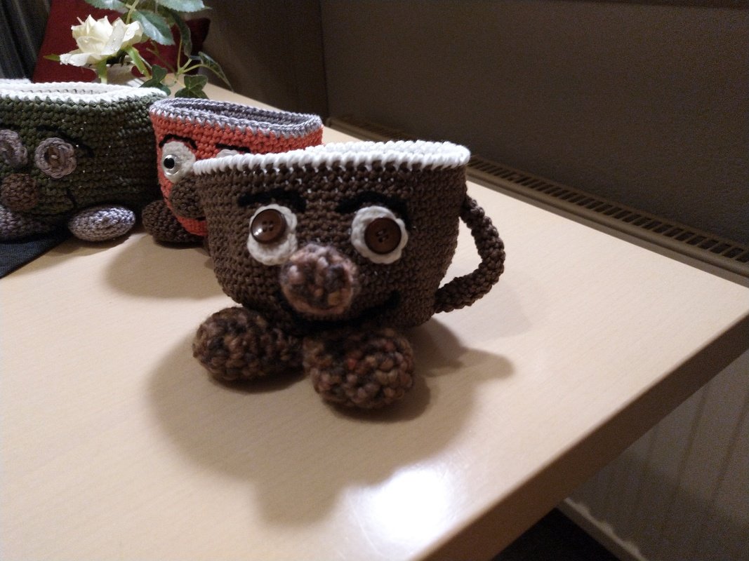 Crochet Pattern - cute cups
