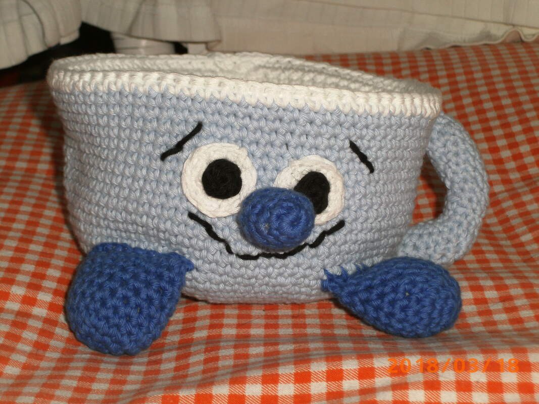 Crochet Pattern - cute cups
