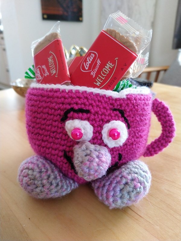 Crochet Pattern - cute cups