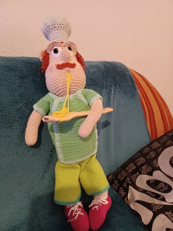 Masterchef Gaston crochet pattern