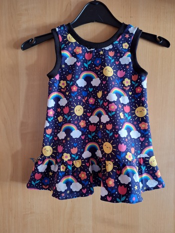 War Supereinfach zu nähen, besonders für mich Anfängerin. Die Anleitung war sehr gut für mich.
#Sommer #Kinderkleid