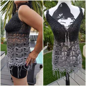 das Top ist super nach der Anleitung geworden, wie man sieht :-)