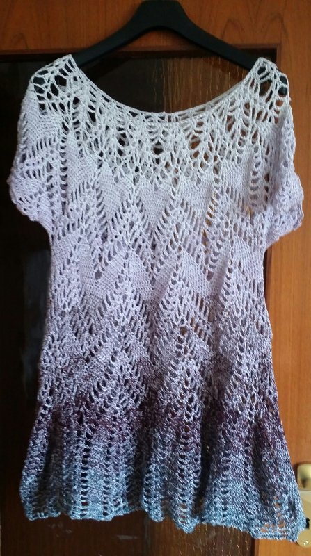 Tunika Morgensonne häkeln aus 1 Woolly Hugs Bobbel-Cotton mit Veronika Hug