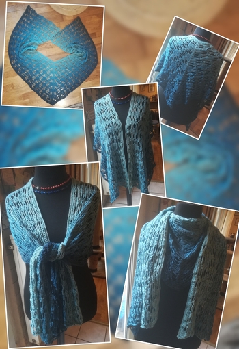 Top Anleitung und wunderschönes Tuch