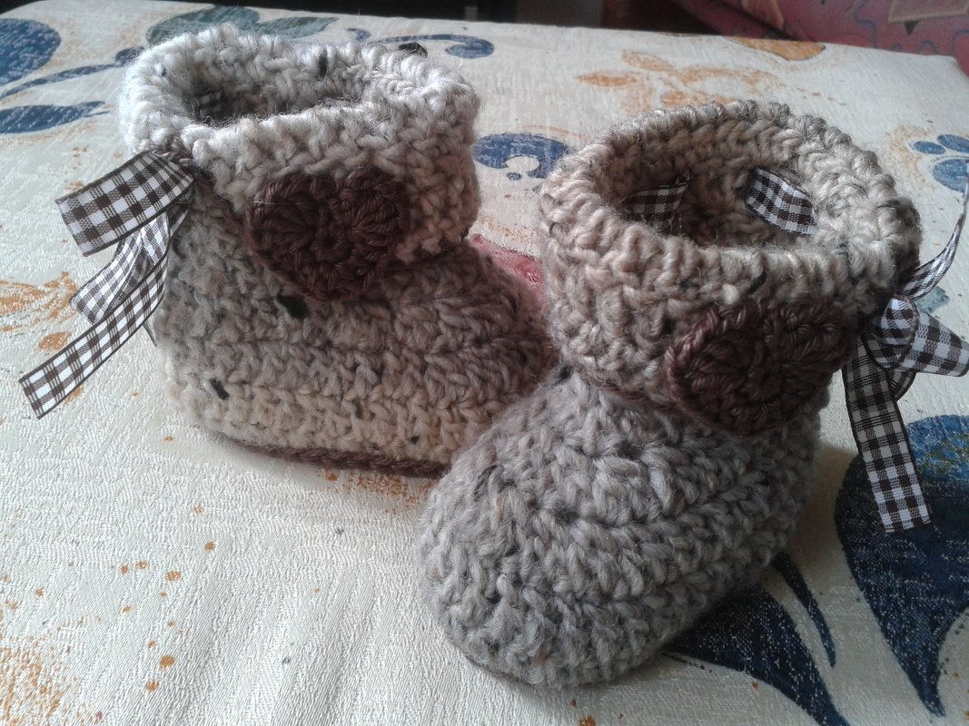 Häkelanleitung Baby-Trachtenschühchen / E-Book PDF