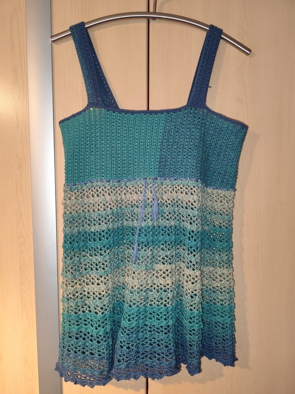 Häkelanleitung Trägertop - Tunika - Bauch-weg Schmeichler