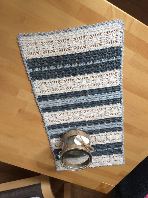 Häkeln / Tischläufer / Sun / Größe individualisierbar