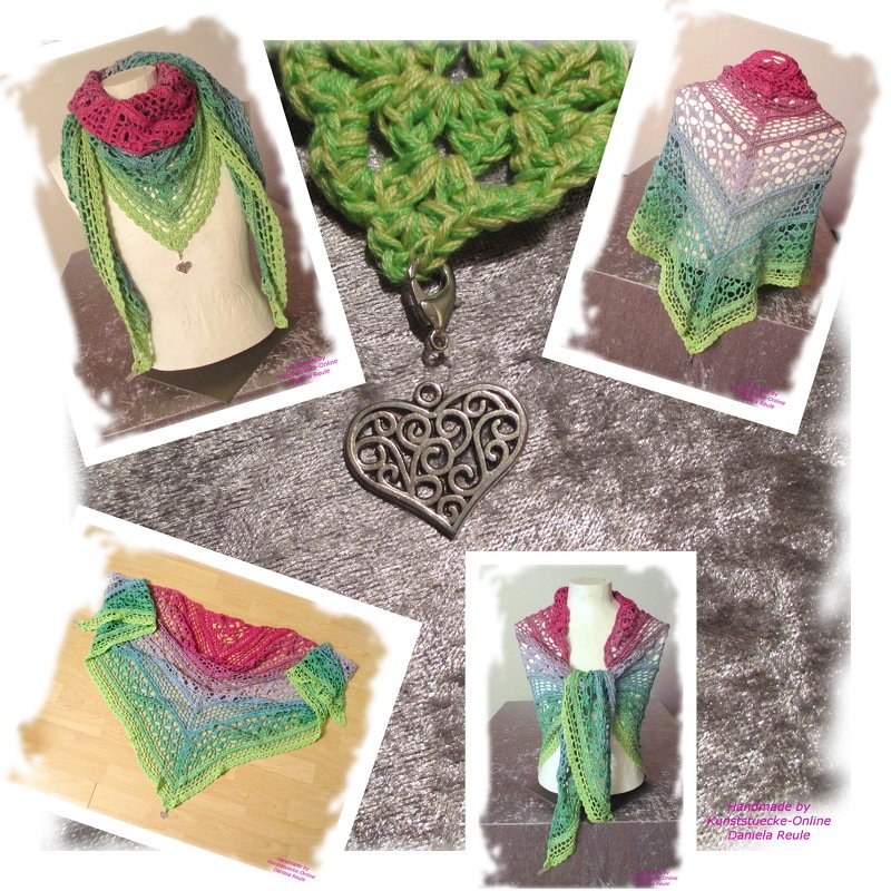 Dreieckstuch &quot;Magic Summer Romantic&quot;