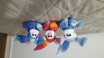 Süsse kleine Anleitung. Hier drei davon schon für Ostern für jedes Enkel ein Häschen