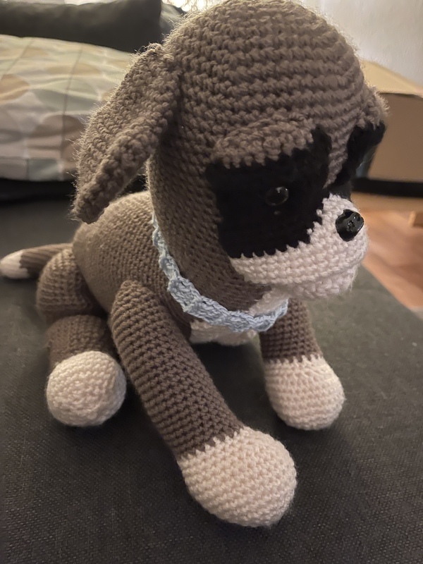 Häkelanleitung für meinen Hund Paco, den kleinen Boxer ( 25 / 30 cm)