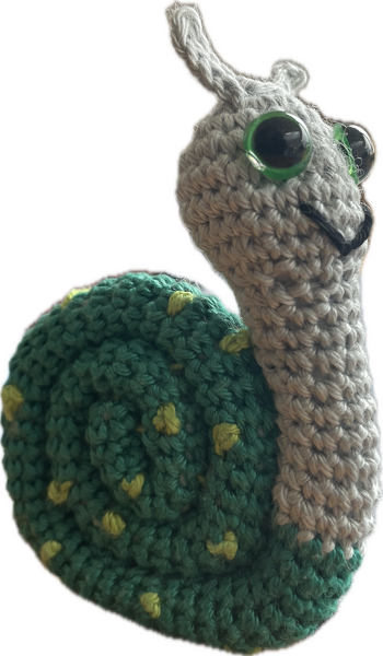 Schöne Anleitung, einfach nachzumachen und super zur Reste Verarbeitung. Geht als Schlüsselanhänger, Blumenstecker oder stehende Schnecke gleichermaßen gut.