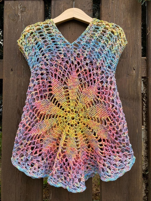 Häkelanleitung Tunika &quot;Sommer-Pastell&quot;