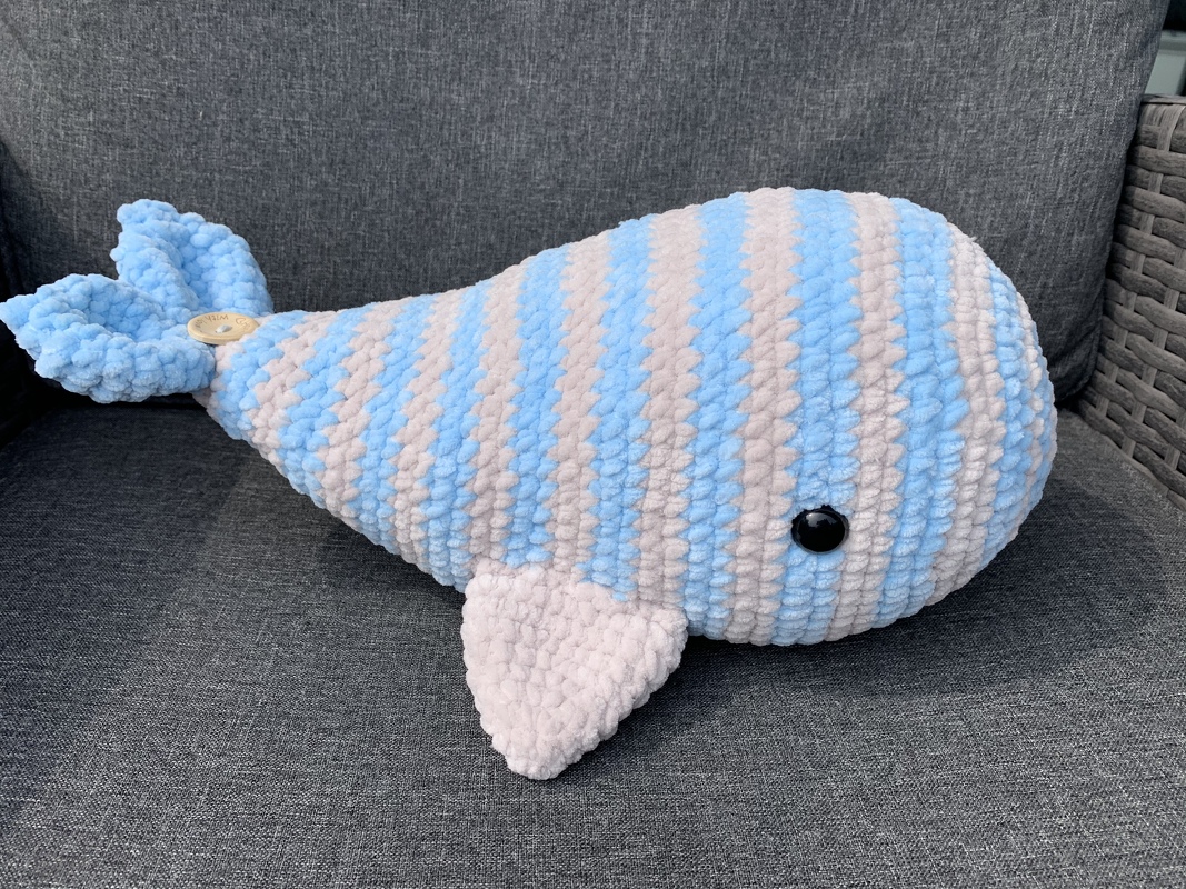 Häkelanleitung zuckersüßer Walfisch HUGO Baby Spieluhr