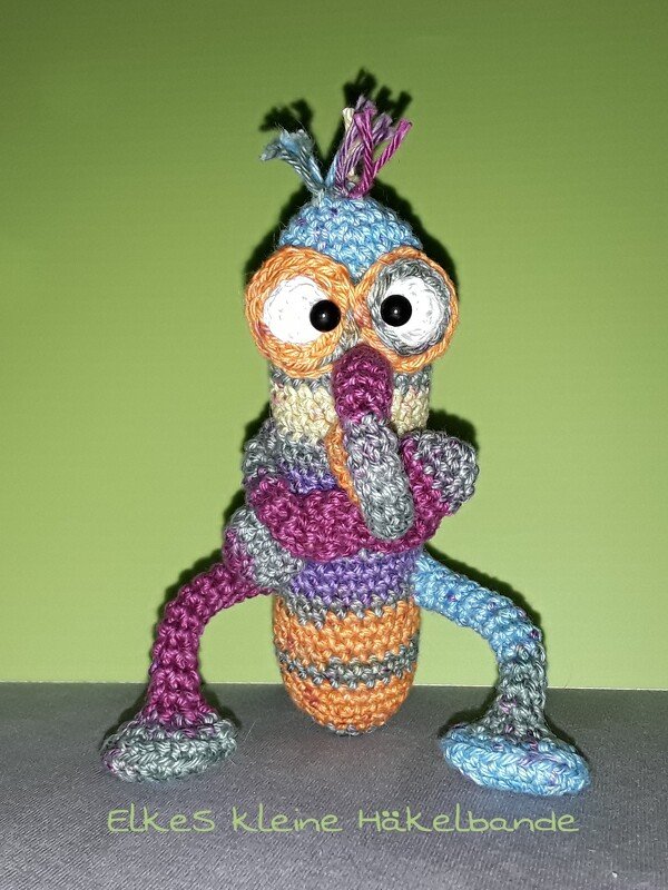 Kleine Rüsselinge Häkelanleitung Restefresser