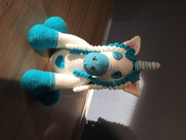 Cotton´s Zauberwelt: "Cotton - das Einhorn 2.0" + alte Anleitung Cotton - das Einhorn Maxiversion