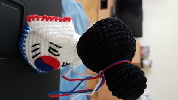 Super!! Schnell gehäkelt. Die beschenkte die Korea Fan ist hat sich Mega gefreut.