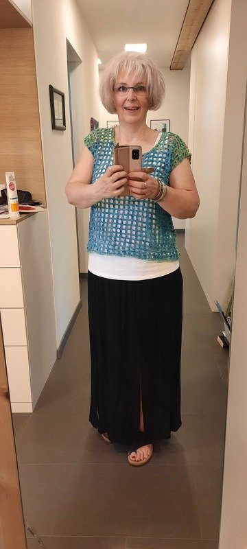 Tunic Mesh Top „Caro-Line“ - Crochet Pattern