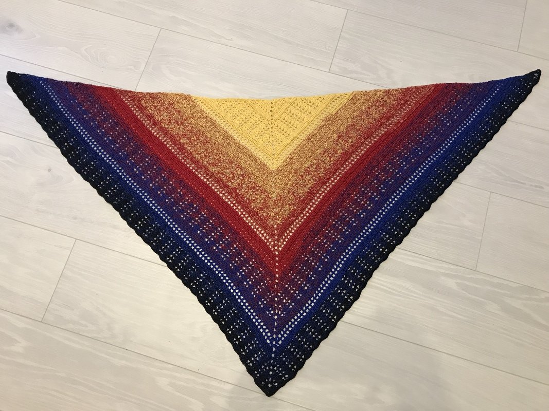 Dreieckstuch "Gemütliche Auszeit"