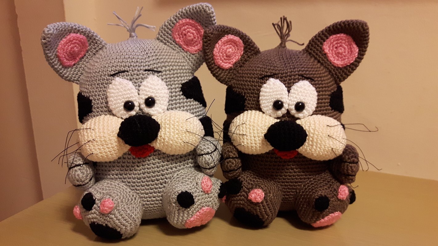 FREE Chubby Kitten - Crochet Pattern from Diana´s kleiner Häkelshop