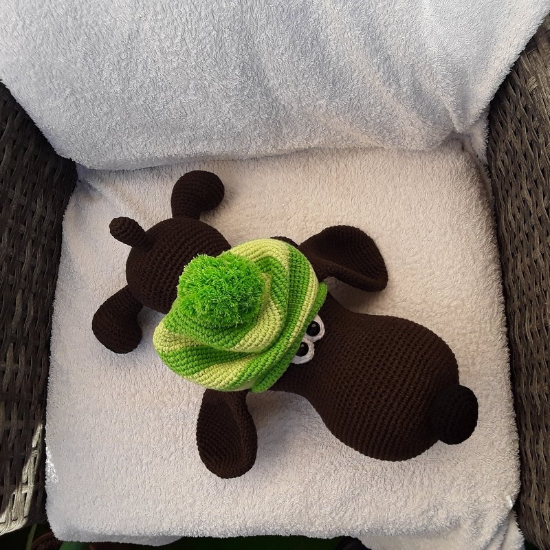 Häkelanleitung Schlumperlumpi, Hund