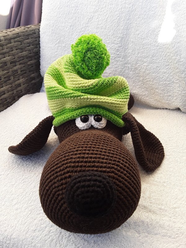 Häkelanleitung Schlumperlumpi, Hund